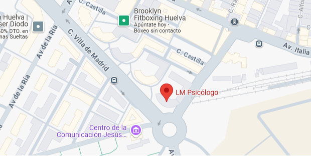 Localización LM Psicólogos Huelva